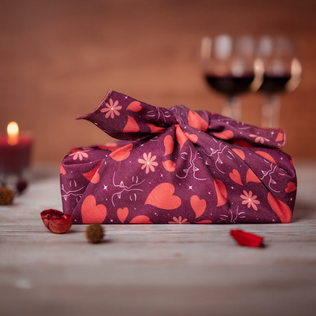 Furoshiki Tendresse 100 x 100 cm