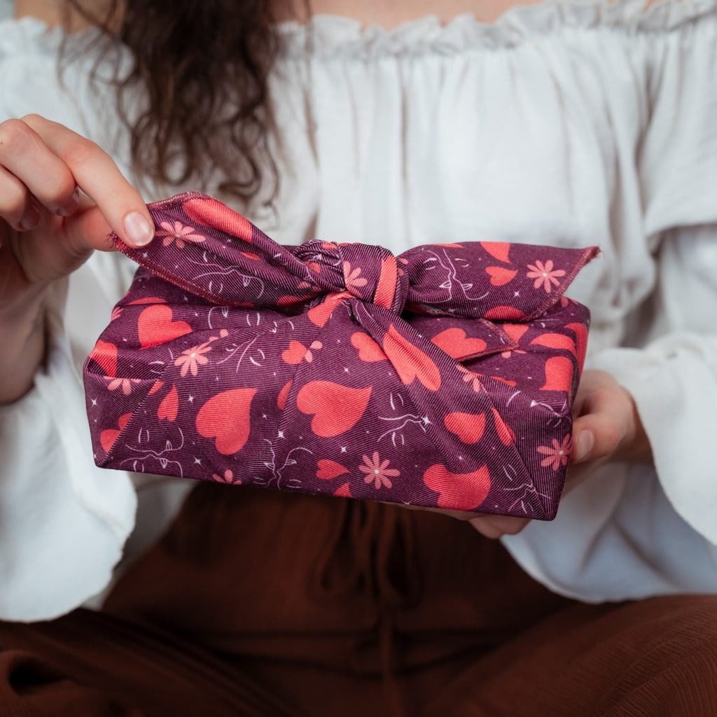 Furoshiki Tendresse 100 x 100 cm