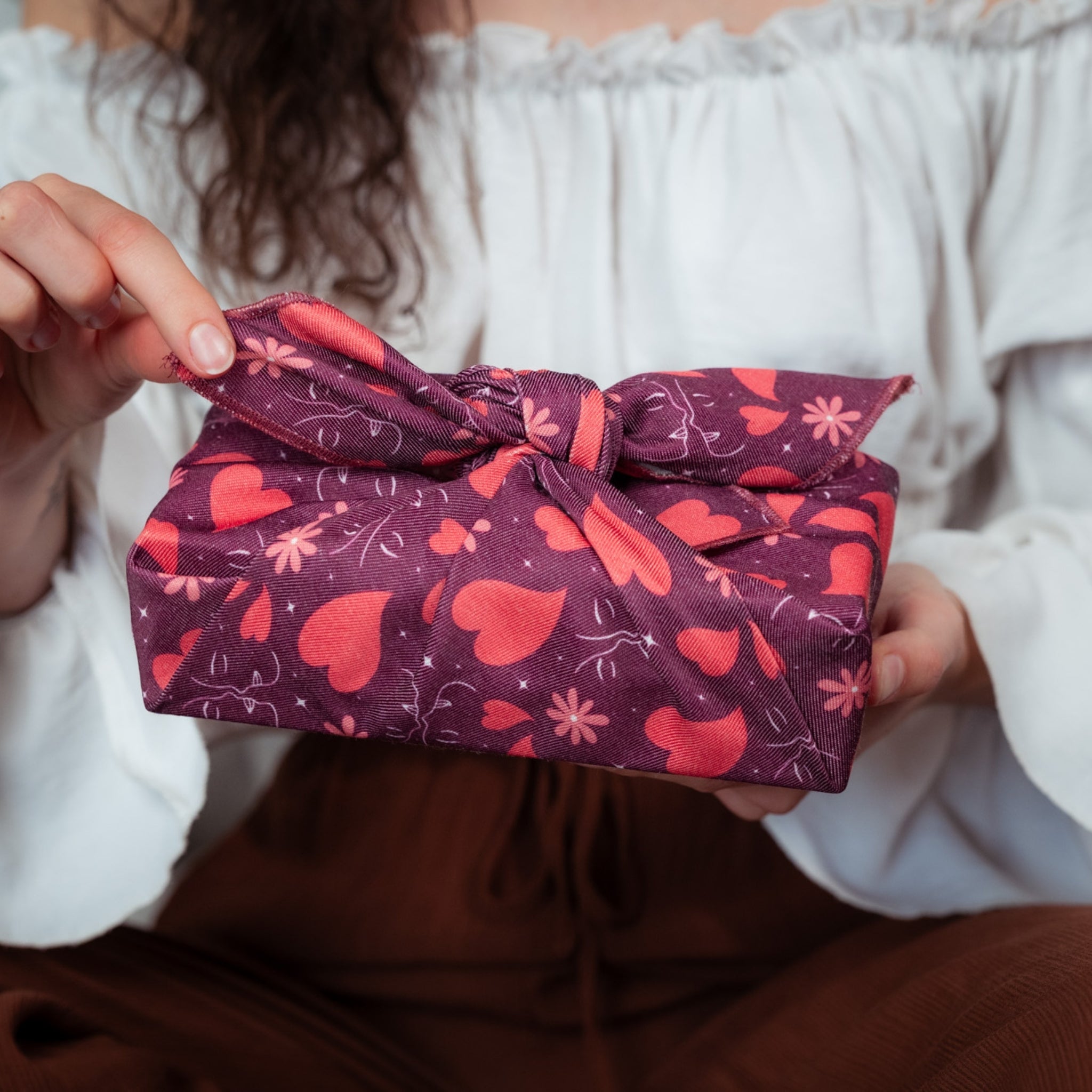 Furoshiki Tendresse 50 x 50 cm