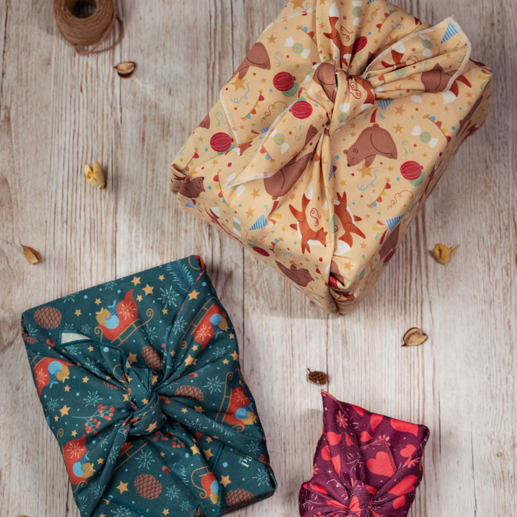 Furoshiki Tendresse 100 x 100 cm