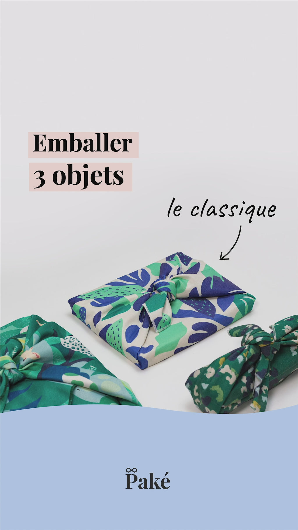 Furoshiki Herbarium 75 x 75 cm